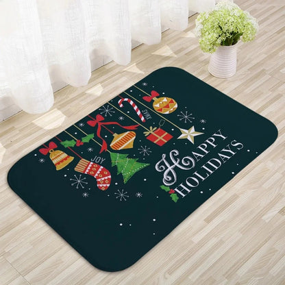 Santa Claus Christmas Door Mat – Outdoor Holiday Carpet