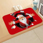 Santa Claus Christmas Door Mat – Outdoor Holiday Carpet