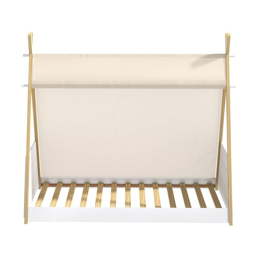 Single Size Kids House Teepee Triangle Bed Frame with Mattress - Buy Online at Bargain Bay Australia