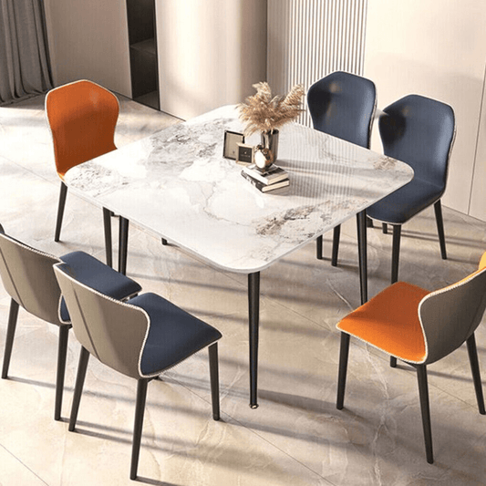 Square Marble Dining Table - Perfect for Restaurants, Kitchens, Cafes and Shops - Buy Online at Bargain Bay Australia