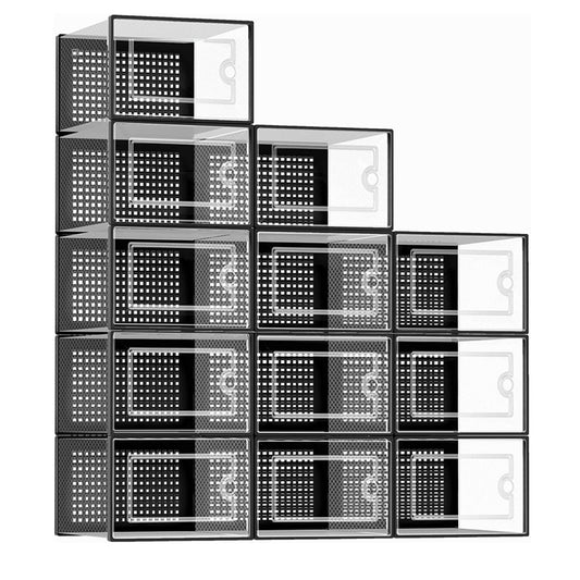 STORFEX 6/12 Pack Stackable Shoe Organizers Storage Boxes - Buy Online at Bargain Bay Australia