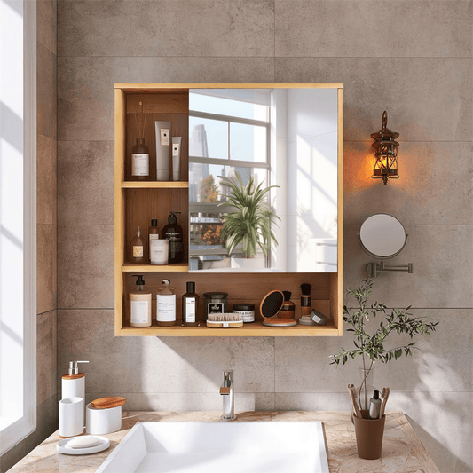 Wall Mounted Bathroom Medicine Cabinet with Storage - Buy Online at Bargain Bay Australia