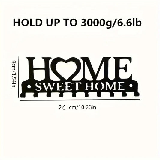 Wall Mounted Key Holder – Sweet Home Decorative Hook - Buy Online at Bargain Bay Australia
