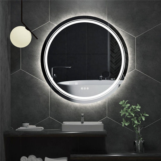 Waterproof Round Design Smart LED Bathroom Mirror - Buy Online at Bargain Bay Australia