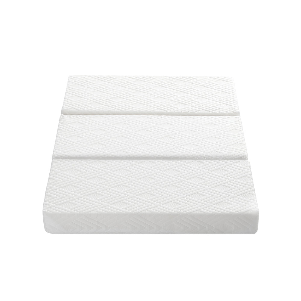 White 3 - Fold Foldable Foam Mattress - Buy Online at Bargain Bay Australia