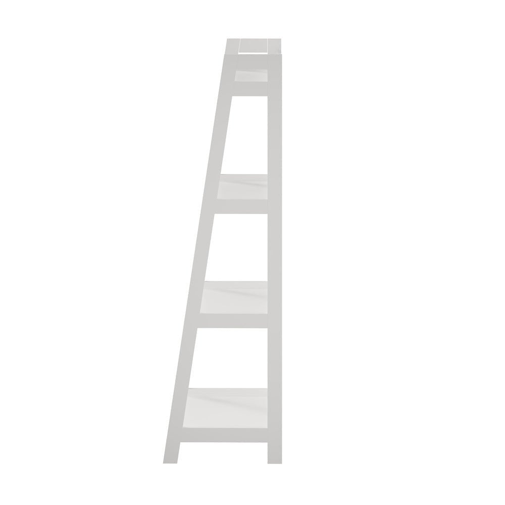 White 4 Tier Corner Ladder Display Shelves - Buy Online at Bargain Bay Australia