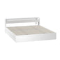 White King Size Bed Frame with Charging Ports and 2 Drawers - Buy Online at Bargain Bay Australia