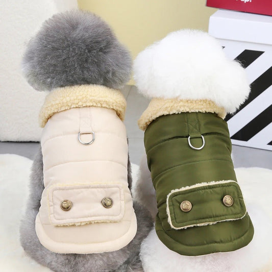 Winter Pet Jacket – Warm Dog Coat with Fur Collar - Buy Online at Bargain Bay Australia