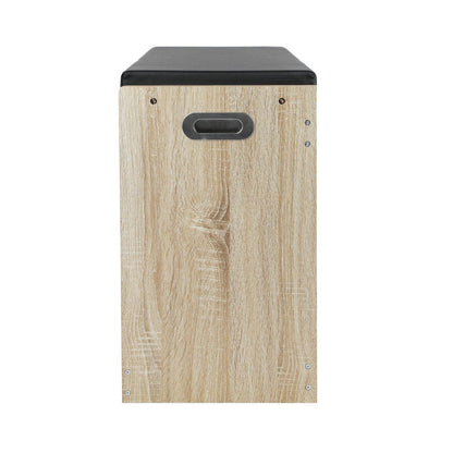 Wooden Shoe Storage Bench with PU Seat - Buy Online at Bargain Bay Australia